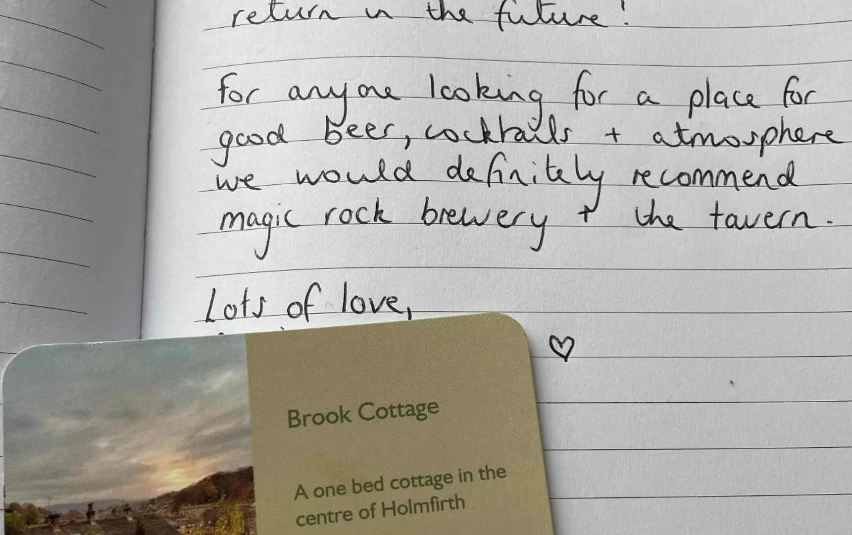 Holiday home Brook Cottage Holmfirth